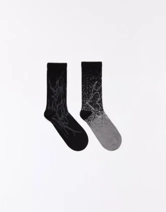 2-pakkaus painettuja sukkia – Asusteet