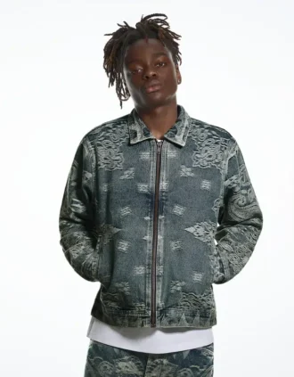 Aries X Bershka – miesten Denim-takki