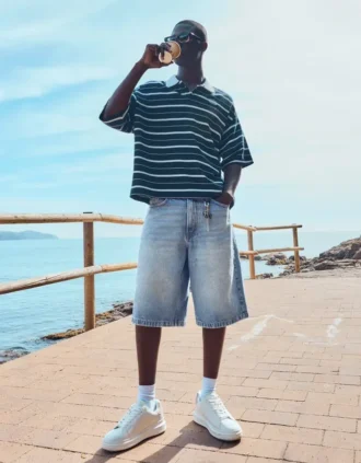 Baggy Denim Bermuda Shorts – Shortsit ja farkkushortsit