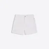 Baggy-malliset brodeeratut Denim-bermudashortsit