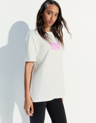 Bini Oversize Print T-paita