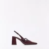 Block Heel Slingback -kengät, joissa on soljet – Korkokengät