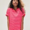 Boxy Fit -raita-T-paita – T-paidat