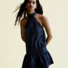 Denim-minimekko
