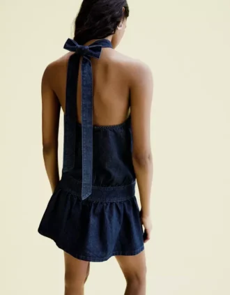 Denim-minimekko