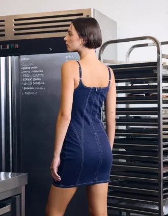Denim-minimekko – Mekot ja haalarit