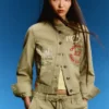 Ed Hardy X Bershka -brodeerattu takki