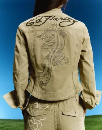 Ed Hardy X Bershka -brodeerattu takki