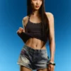 Ed Hardy X Bershka -Denim-shortsit
