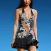 Ed Hardy X Bershka -halterneck-minimekko
