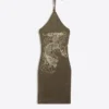 Ed Hardy X Bershka -halterneck-minimekko