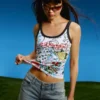 Ed Hardy X Bershka -kuvioitu liivitoppi