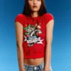 Ed Hardy X Bershka lyhythihainen printtipaita