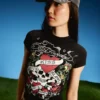 Ed Hardy X Bershka lyhythihainen printtipaita