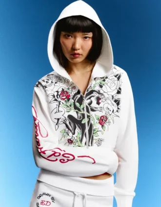 Ed Hardy X Bershka -printtihuppari – naisille