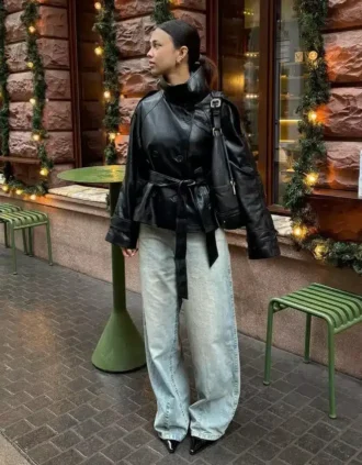 Erittäin leveälahkeiset matalavyötäröiset farkut – #Bershkastyle – Naiset