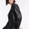 Faux Leather biker-takki – Takit ja trenssit