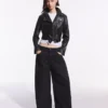 Faux Leather biker-takki – Takit ja trenssit