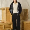 Faux Leather Jacket with Hood – Takit