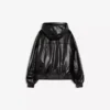 Faux Leather Jacket with Hood – Takit