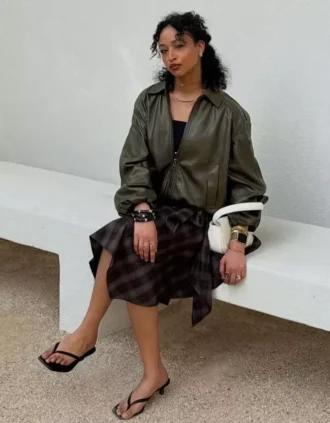 Faux Leather pallotakki