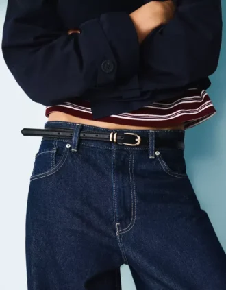 Faux Leather tikkausvyö – Asusteet