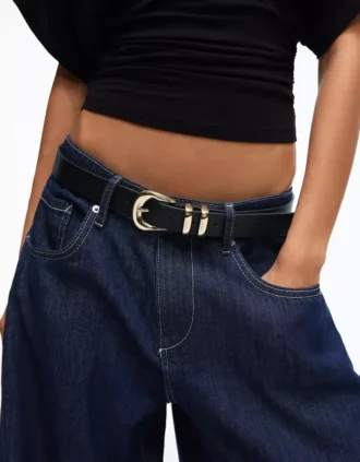 Faux Leather vyö soljella – Asusteet