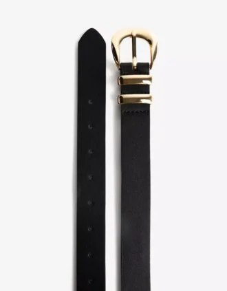 Faux Leather vyö soljella – Asusteet