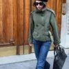 Funnel Neck Trench Jacket