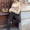Funnel Neck Trench Jacket