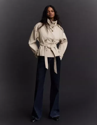 Funnel Neck Trench Jacket – Takit ja trenssit