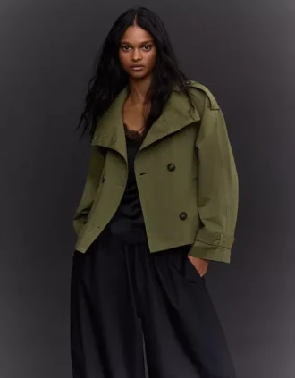 Funnel Neck Trench Jacket – Takit ja trenssit