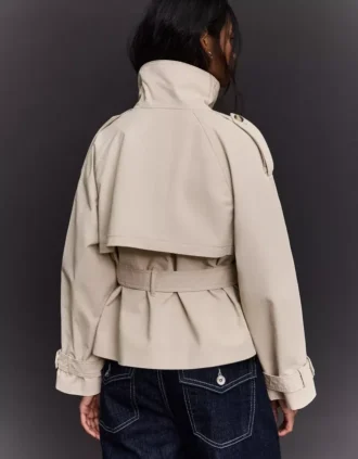 Funnel Neck Trench Jacket – Takit ja trenssit
