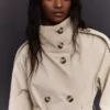Funnel Neck Trench Jacket – Takit ja trenssit