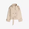 Funnel Neck Trench Jacket
