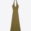 Halter-kaulainen midimekko