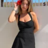 Halter-minimekko