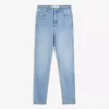 Korkeavyötäröiset pehmeät Skinny-farkut – Housut
