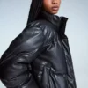 Leather Puffer takki – Takit ja trenssit