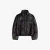 Leather Puffer takki – Takit ja trenssit