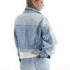 Lyhyt denimtakki strassikoristeilla – Takit ja trenssit