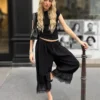 Lyhyt, laskostettu pitsihousu – #Bershkastyle – Naiset