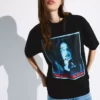 Lyhythihainen Billie Eilish -printtipaita