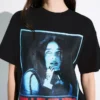Lyhythihainen Billie Eilish -printtipaita