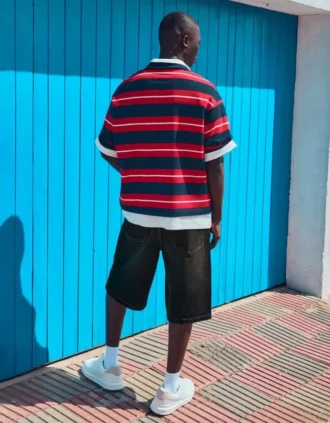 Löysät denim-bermudashortsit – Shortsit ja farkkushortsit – Miehet
