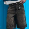 Löysät denim-bermudashortsit – Shortsit ja farkkushortsit – Miehet