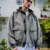 Oversize-kokoinen ruudullinen tekninen takki – Takit