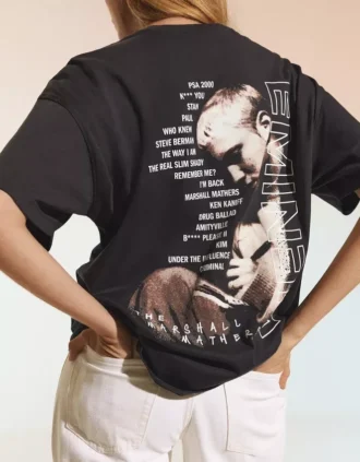 Oversize-mallinen lyhythihainen Eminem-T-paita