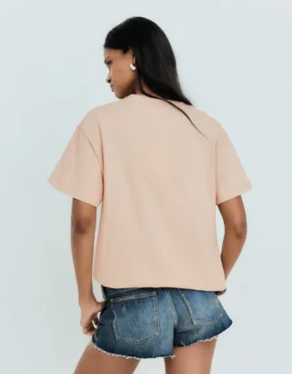 Oversize-mallinen painettu T-paita Tyla – naisille