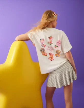 Oversize Polly Pocket -T-paita